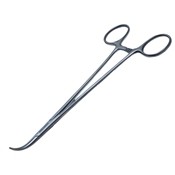 Jacobson Hemostatic Forceps Very Delicate Serrated Jaw, Fully Curved, Overall Length 7 1/2" (19.1cm) 